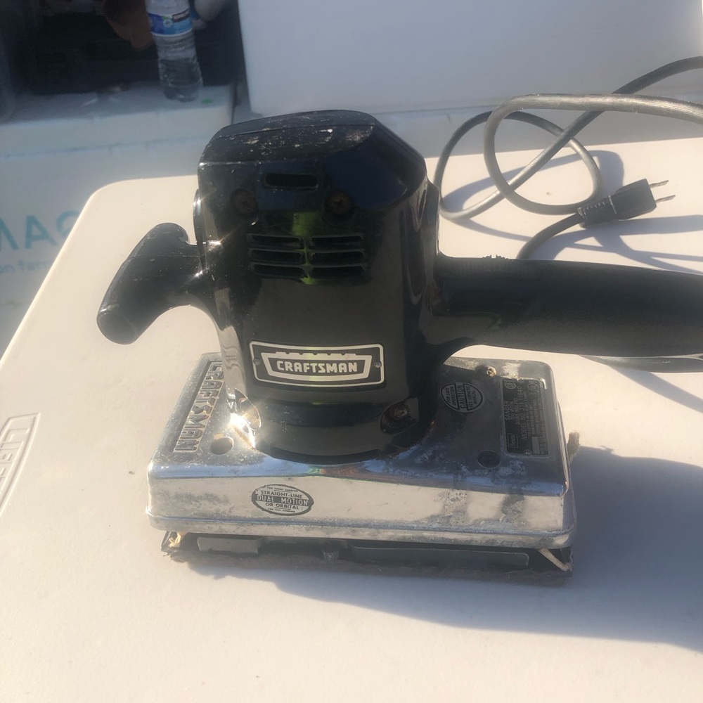 Vintage Sears Craftsman Dual Motion Sander 315.11640 Metal Tested to make sure
